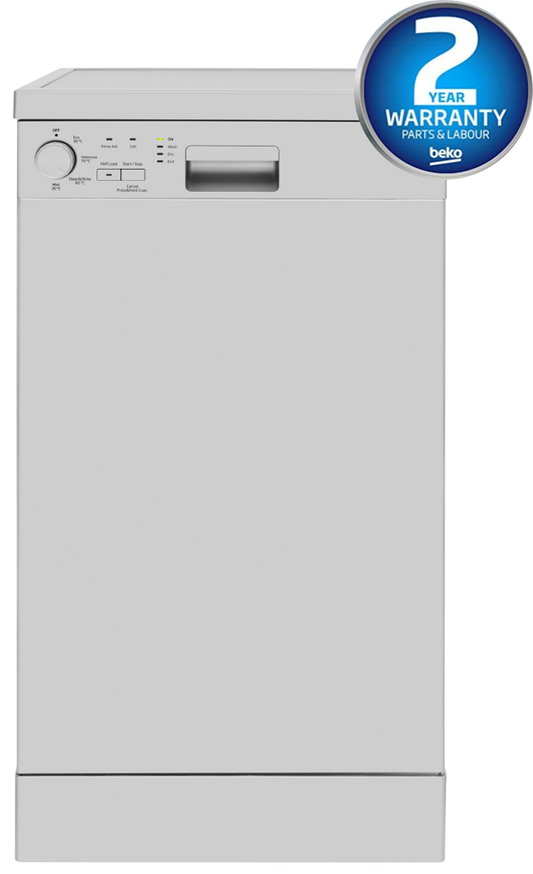 Slimline 45cm, 10 Place Dishwasher, A+ Rated in Silver | DVS04020S | More Colour Options