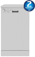 Slimline 45cm, 10 Place Dishwasher, A+ Rated in Silver | DVS04020S | More Colour Options