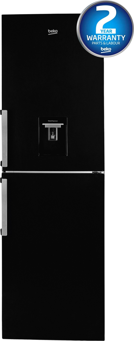 Frigorífico congelador antiescarcha con dispensador de agua, 191 cm de alto en negro | CFP1691DB