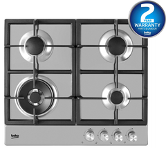 60cm Built-In Gas Hob in S/Steel | HIAW64225SX | More Sizes Available