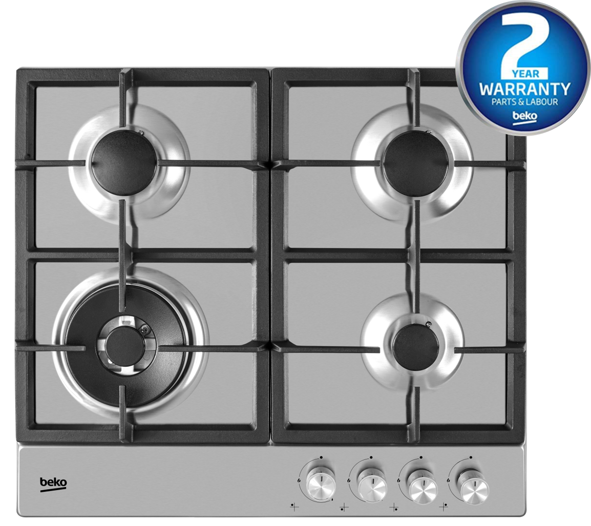 75cm Built-In Gas Hob in S/Steel | HIAW75224SX | More Sizes Available