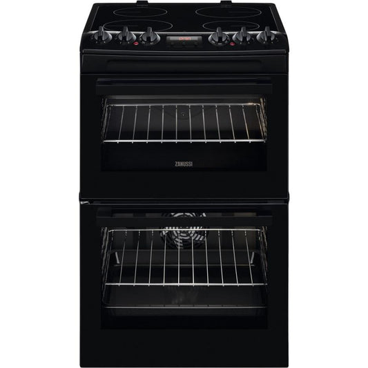 55cm Electric Double Oven Cooker | Black | ZCV46250BA