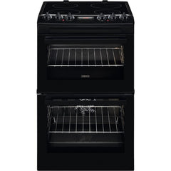 55cm Electric Double Oven Cooker | Black | ZCV46250BA