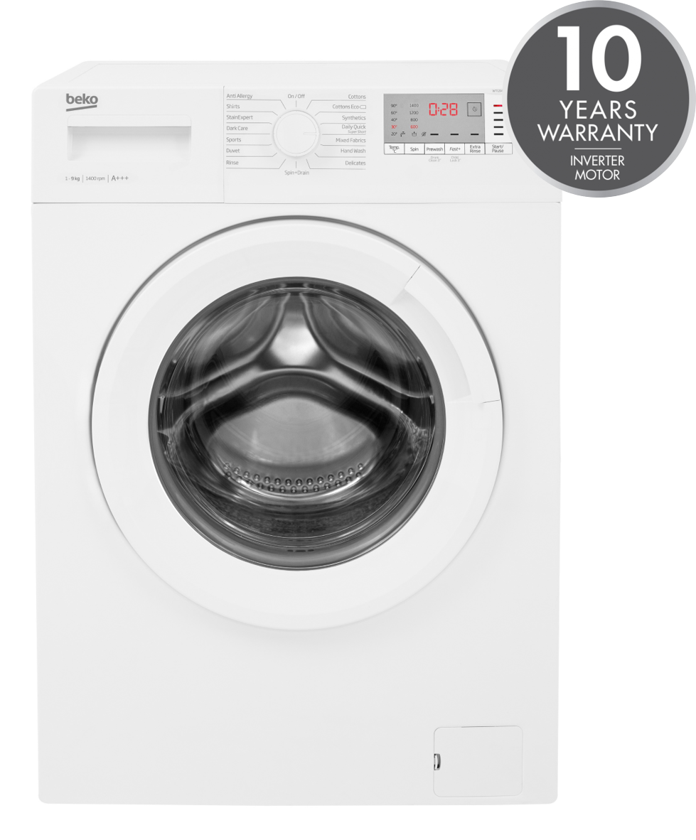 9kg, 1400rpm Washing Machine in White | WTL94151W | More Colour Options