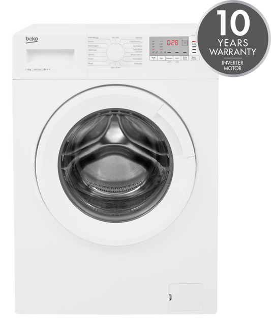 9kg, 1400rpm Washing Machine in White | WTL94151W | More Colour Options