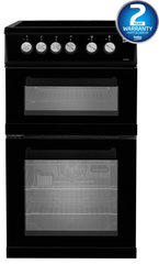 50cm Double Oven Electric Cooker | Black | KDVC563AK | More Colour Options