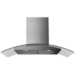 90cm Curved Chimney Hood | Stainless Steel | CHIM904GSS