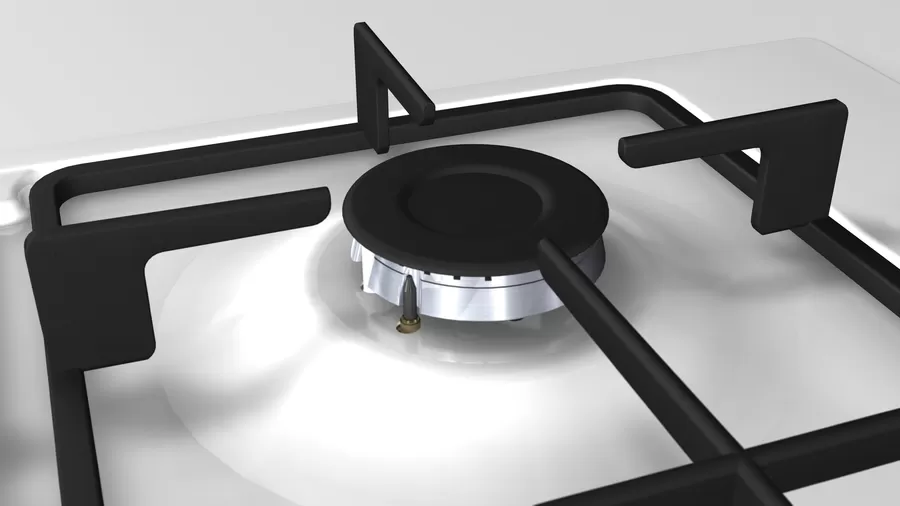 60cm Gas Hob in White | T26BR46W0