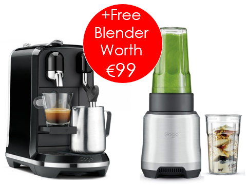 Nespresso Creatista Uno™ Coffee Machine + *FREE SAGE BLENDER WORTH €99* | SNE500BKS
