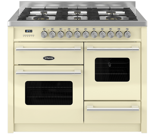 110cm Range Cooker, XG DELPHI, 6 Burners | Cream | RC-11XGG-DE-CR