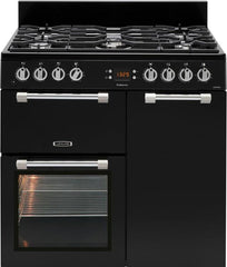 90cm Range Cooker, Dual Fuel | Black | CK90F232K