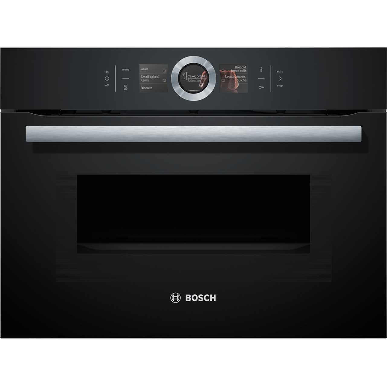 Built-in Compact Oven with Microwave | Black | CMG656BB6B