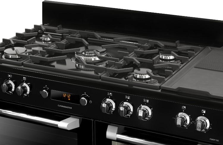 110cm Range Cooker Dual Fuel | Black | CS110F722K