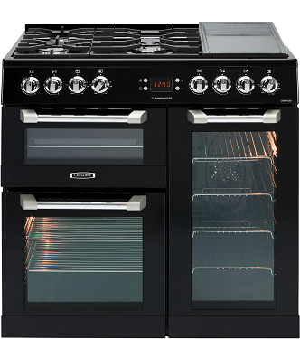 90cm Range Cooker Dual Fuel | Black | CS90F530K