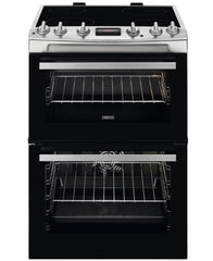 60cm Electric Cooker, 113L, 4 Zones | Stainless Steel | ZCV66250XA