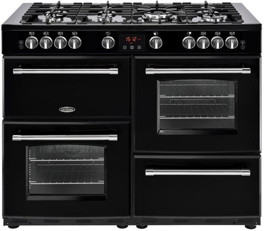 110cm Dual Fuel 'Farmhouse Range' | Black | FH110DFTBK