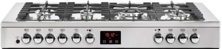 110cm 'Cookcenter' Dual Fuel Range Cooker | Stainless Steel | 110DFTPROFSTA