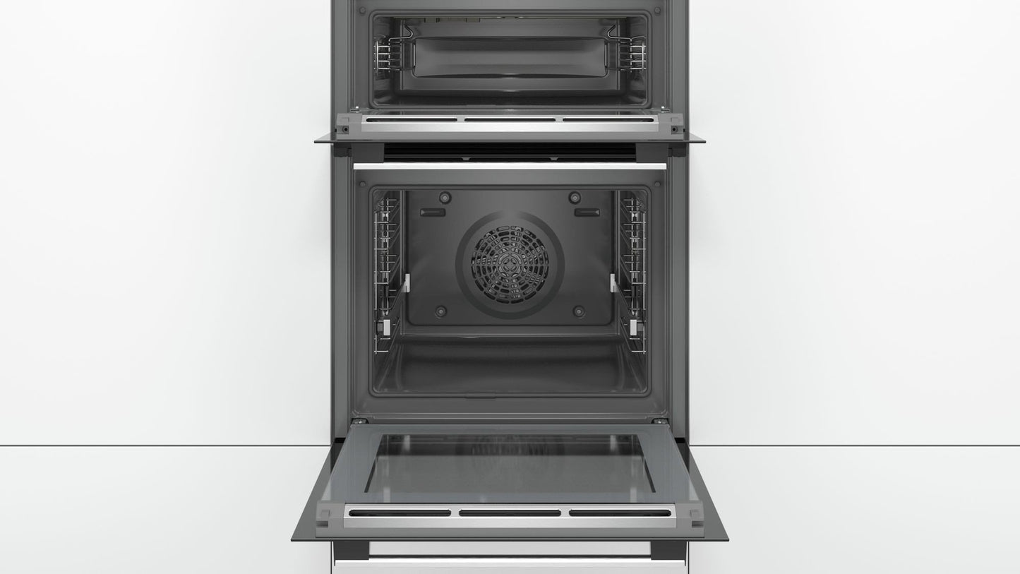 Built-in Double Oven, Pyrolytic Cleaning, 3D HotAir | MBA5785S0B