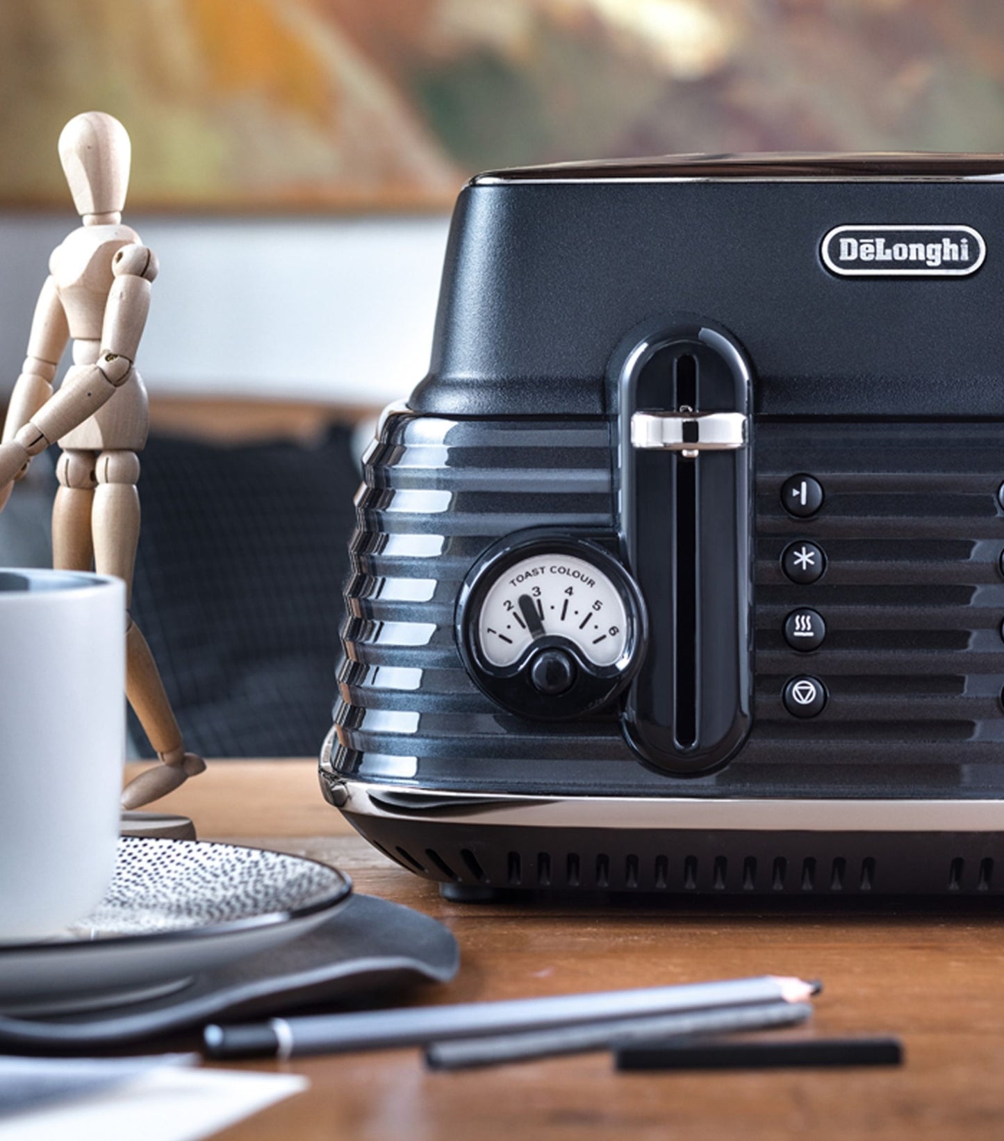 Scolpito Toaster | More Colours Available | CTZS4003.BK