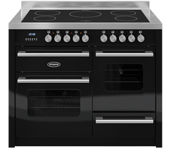 110cm Range Cooker,  DELPHI, 5 Zones | Black | RC-11XGI-DE-K