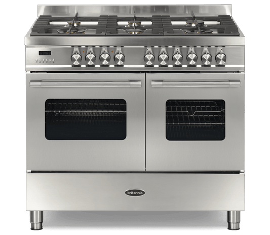 100cm Range Cooker, TWIN DELPHI, 6 Burner | Stainless Steel | RC-10TG-DEl-SS
