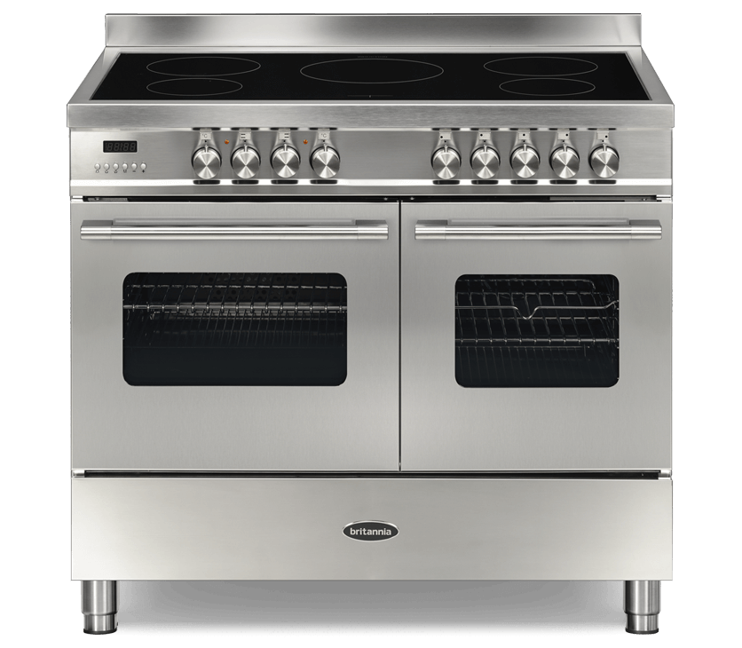 100cm Range Cooker, TWIN DELPHI, 5 Zones | Stainless Steel | RC-10TI-DE-SS