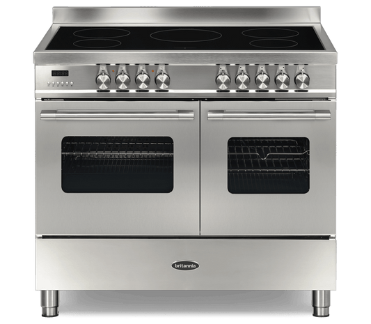 100cm Range Cooker, TWIN DELPHI, 5 Zones | Stainless Steel | RC-10TI-DE-SS