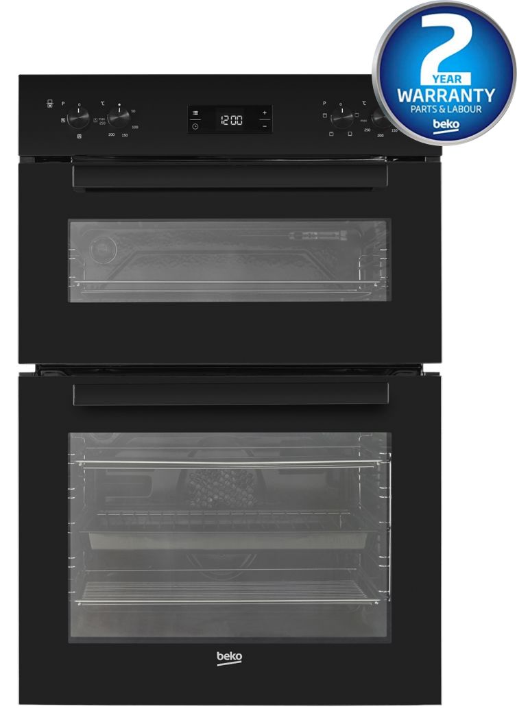 Built-in Double Oven 'TrueFan' in Black | BBDF22300B