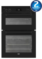 Built-in Double Oven 'TrueFan' in Black | BBDF22300B