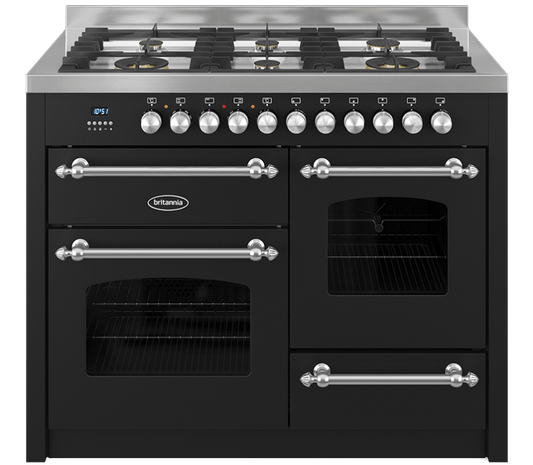 110cm Range Cooker, XG FLEET, 6 Burner | Black | RC-11XGG-FL-K