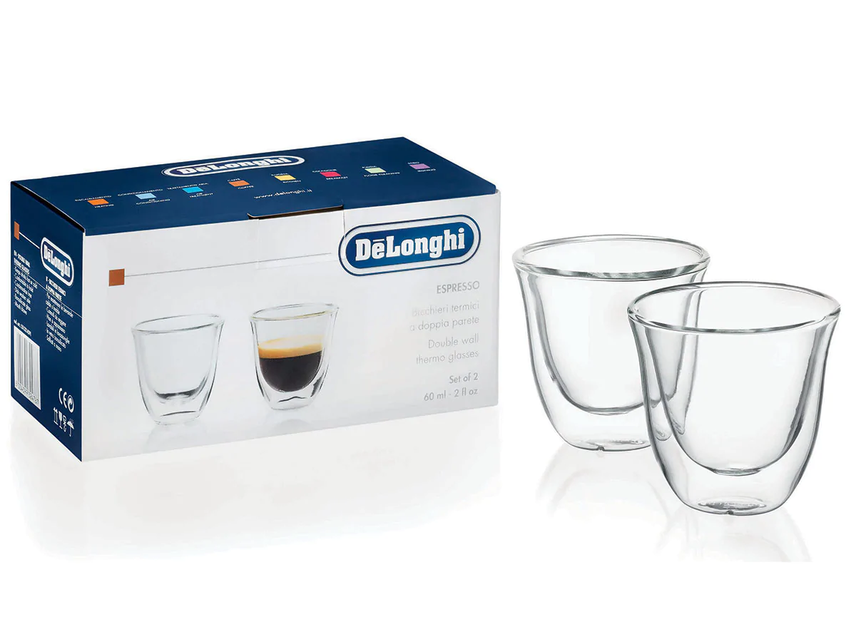Pack Of 2 'Espresso' 60ml Thermo Glasses | 5513214591