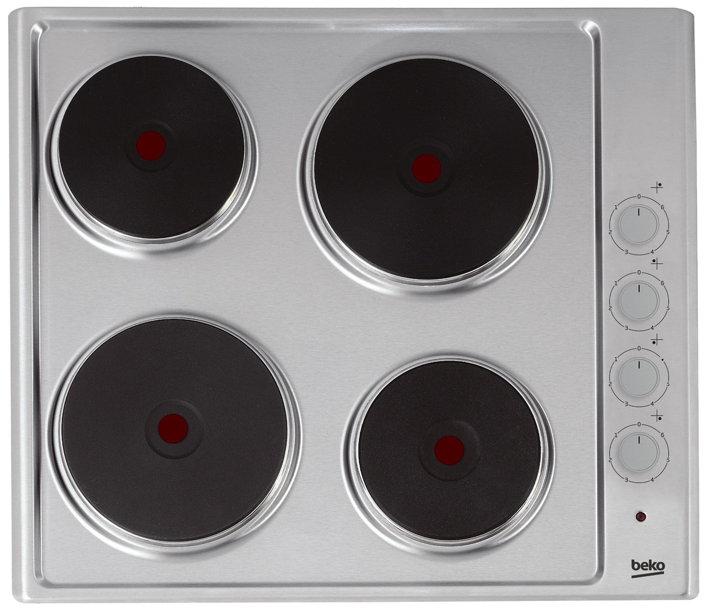 60cm Built-In Electric Hob in S/Steel | HIZE64101X | More Colours Available