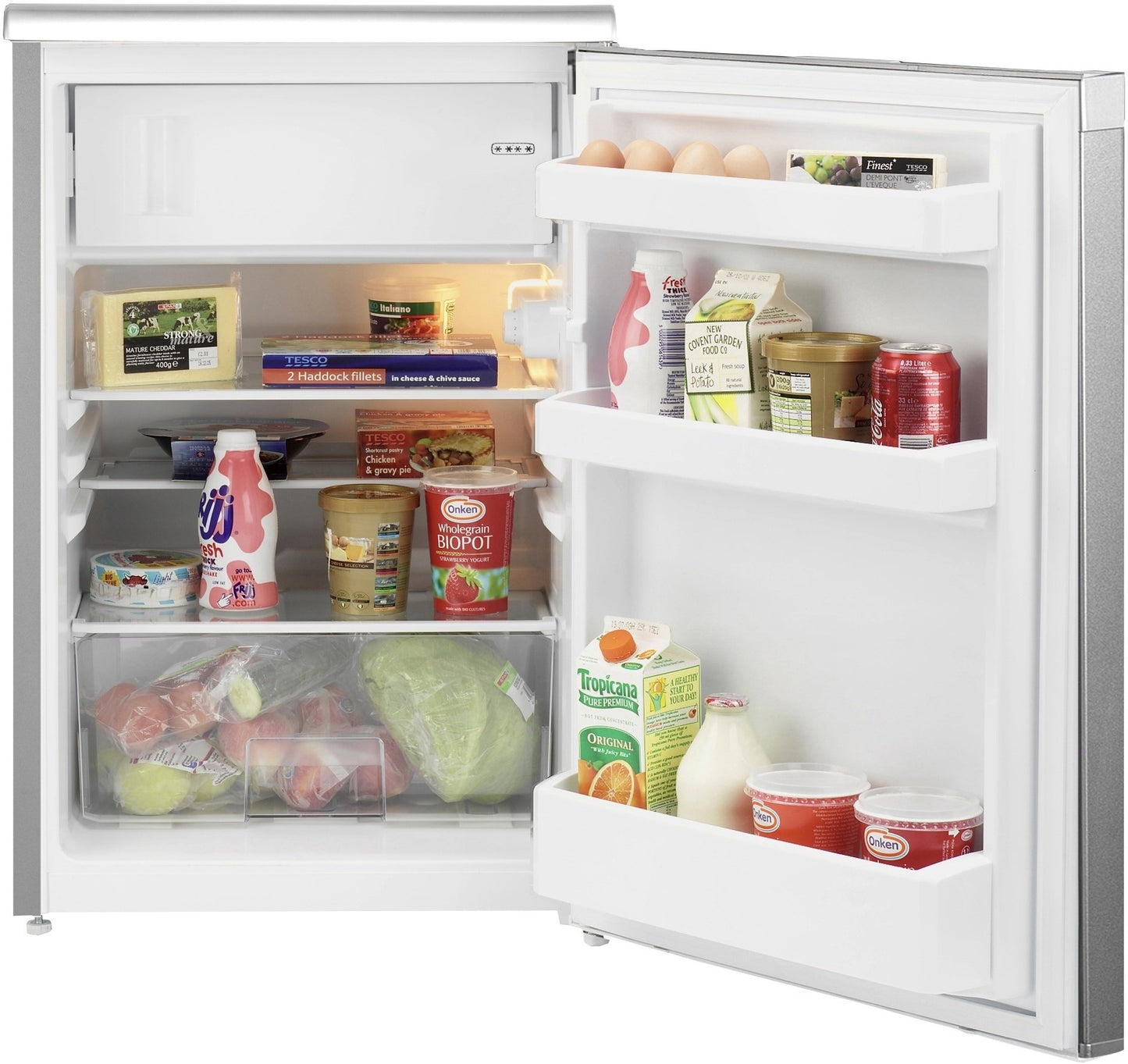 Fridge Freezer 84cm (H) A+ in Silver | UR584APS | More Colour Options