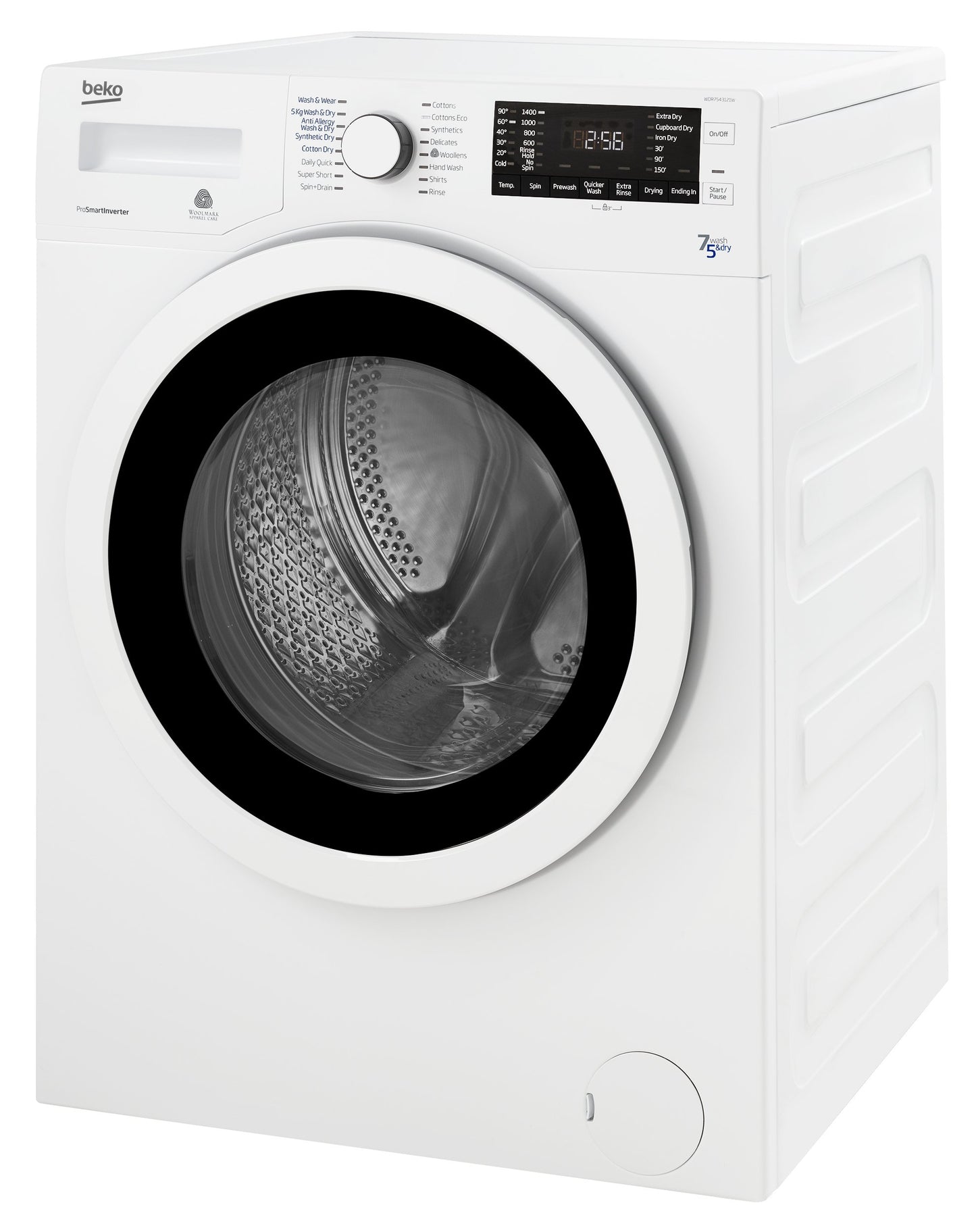7KG / 5KG Washer Dryer in Whte | WDER7440421W | More Colour Options