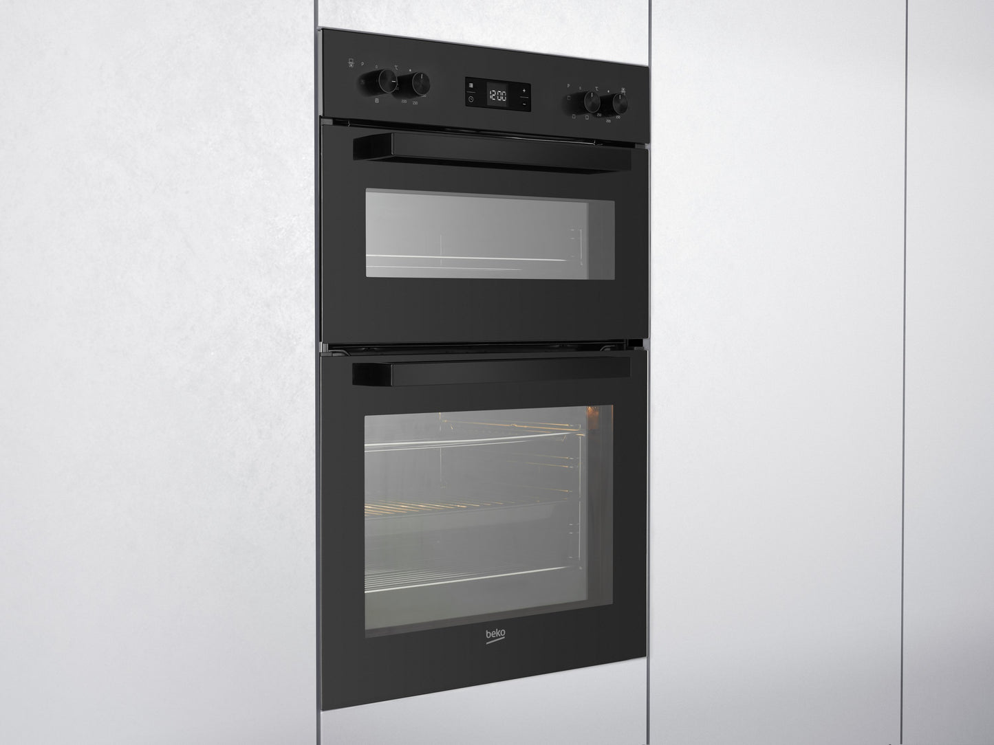 Built-in Double Oven 'TrueFan' in Black | BBDF22300B
