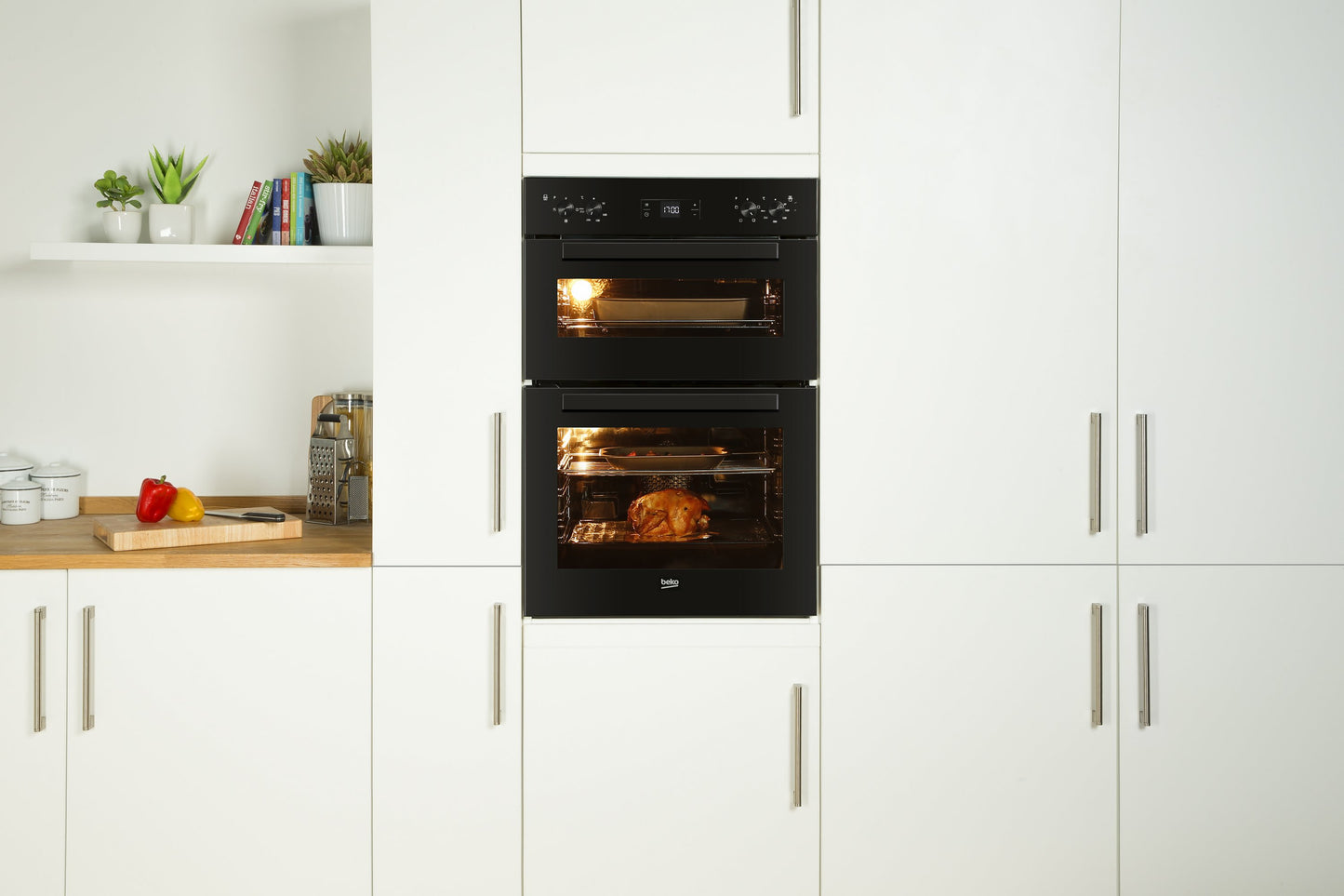 Built-in Double Oven 'TrueFan' in Black | BBDF22300B