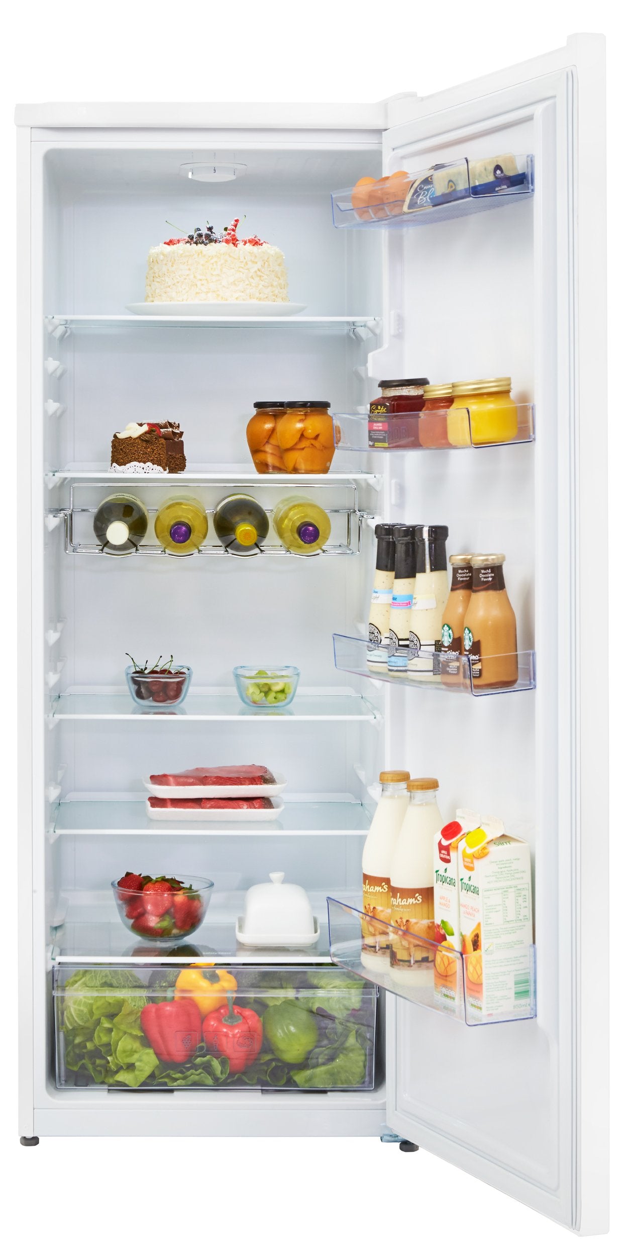 Tall Larder Fridge, 145cm (H) in White | LSG1545W | More Colour Options