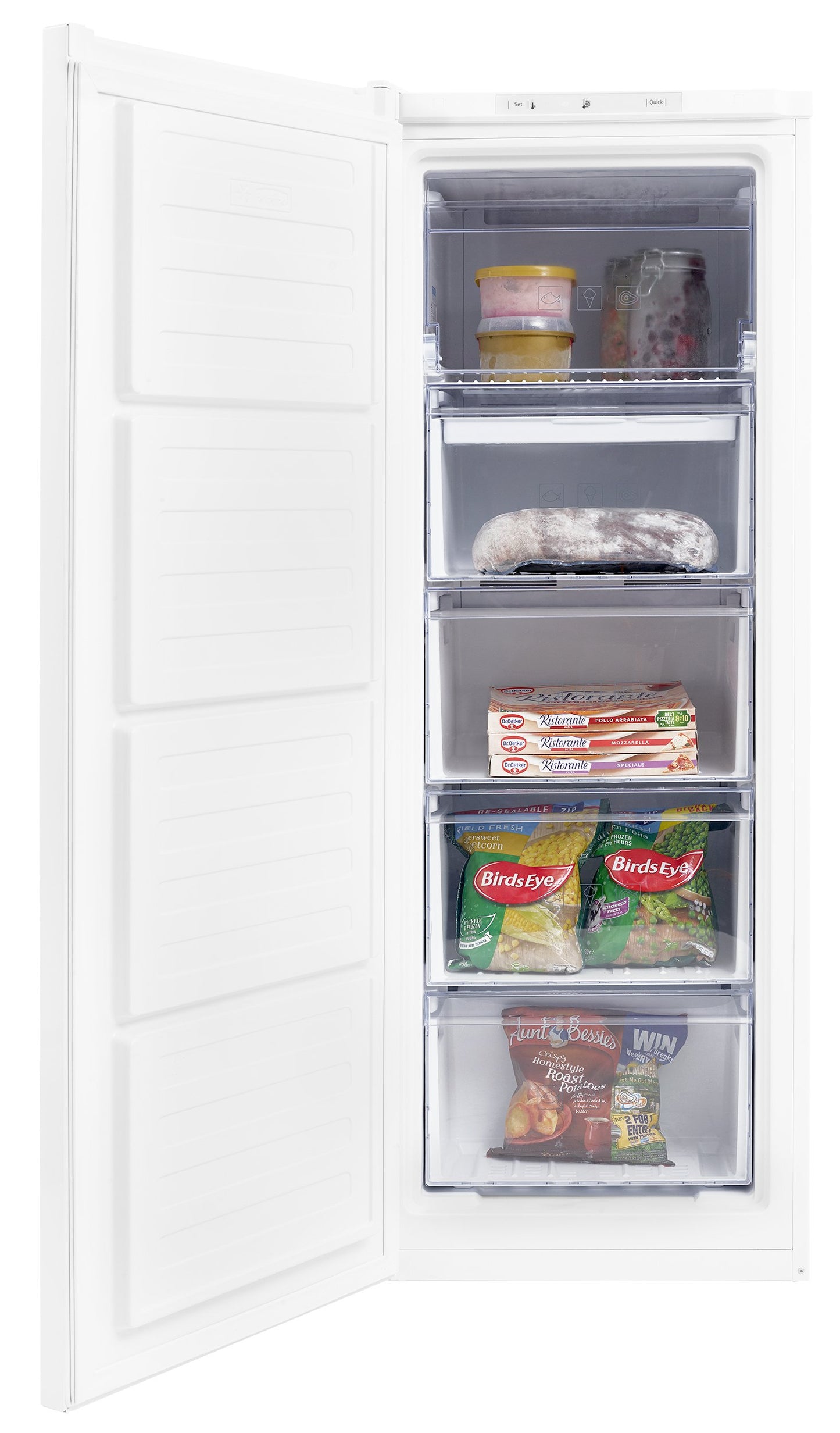 Tall Freezer Frost Free, 146cm (H) in White | FFG1545W