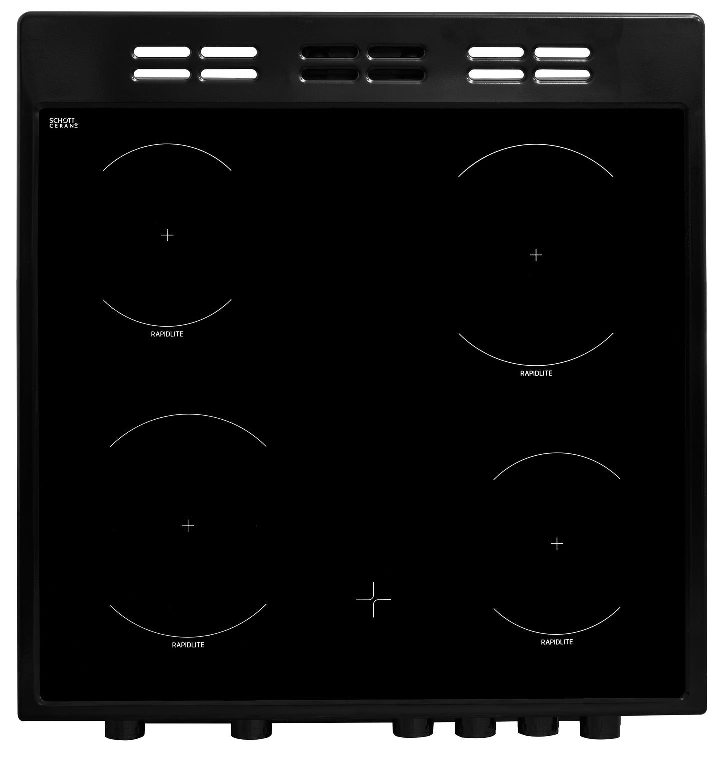 60cm Twin Cavity Electric Cooker | Black | KTC611K | More Colour Options