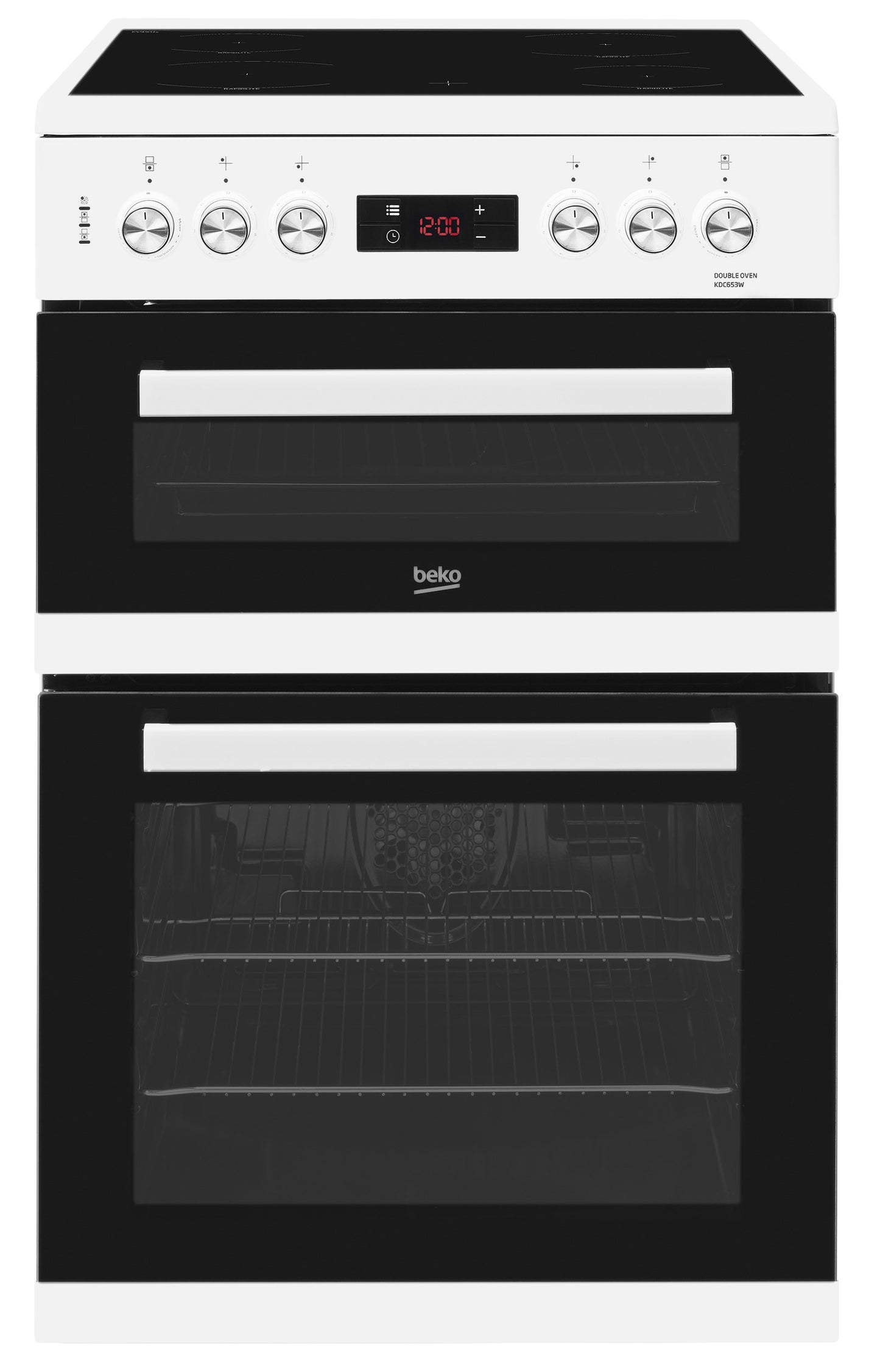 60cm Double Oven Electric Cooker | White | KDC653W | More Colour Options