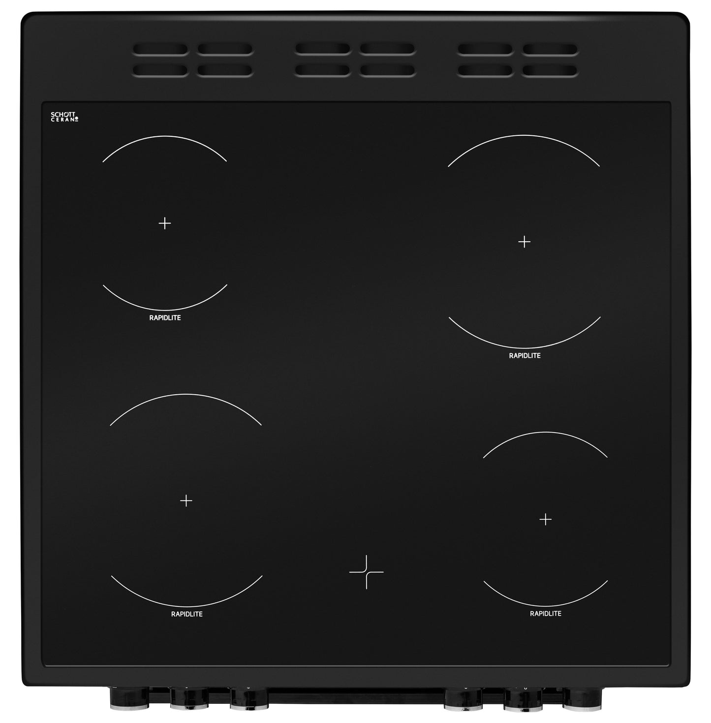 60cm Double Oven Electric Cooker | Black | KDC653K | More Colour Options