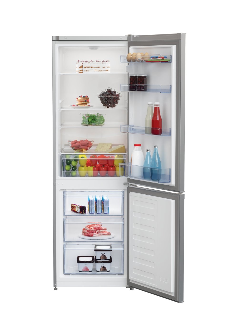 Fridge Freezer, 171cm (H) A+ Rated in Silver| CSG1571S | More Colour Options