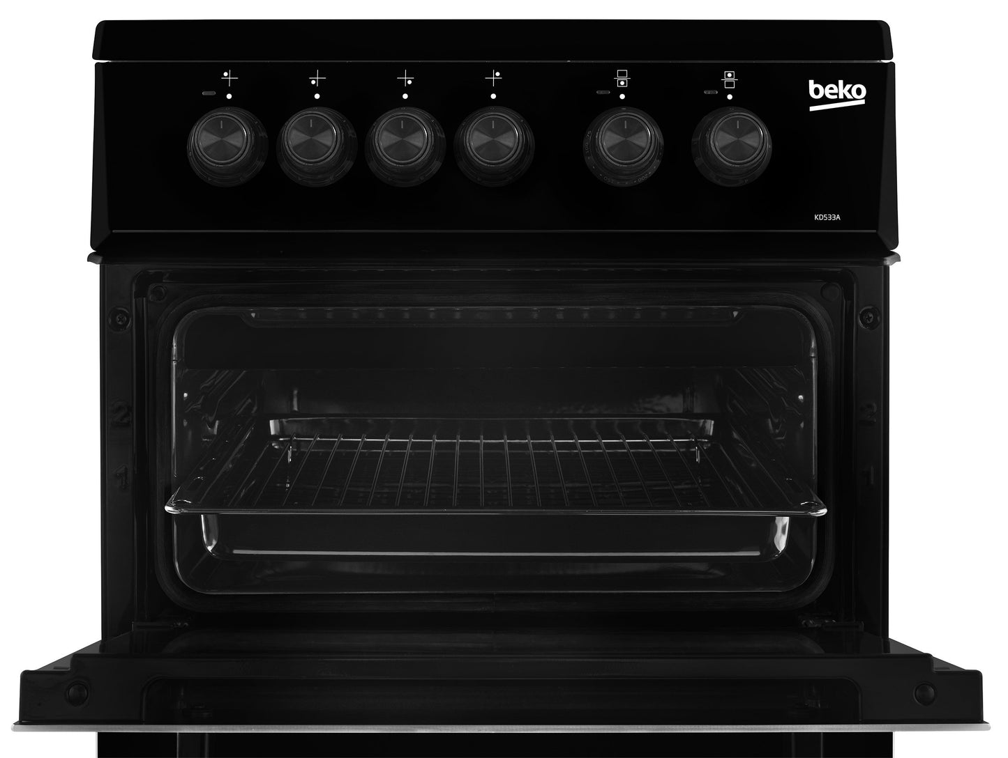 50cm Twin Cavity Electric Cooker | Black | KD533AK | More Colour Options