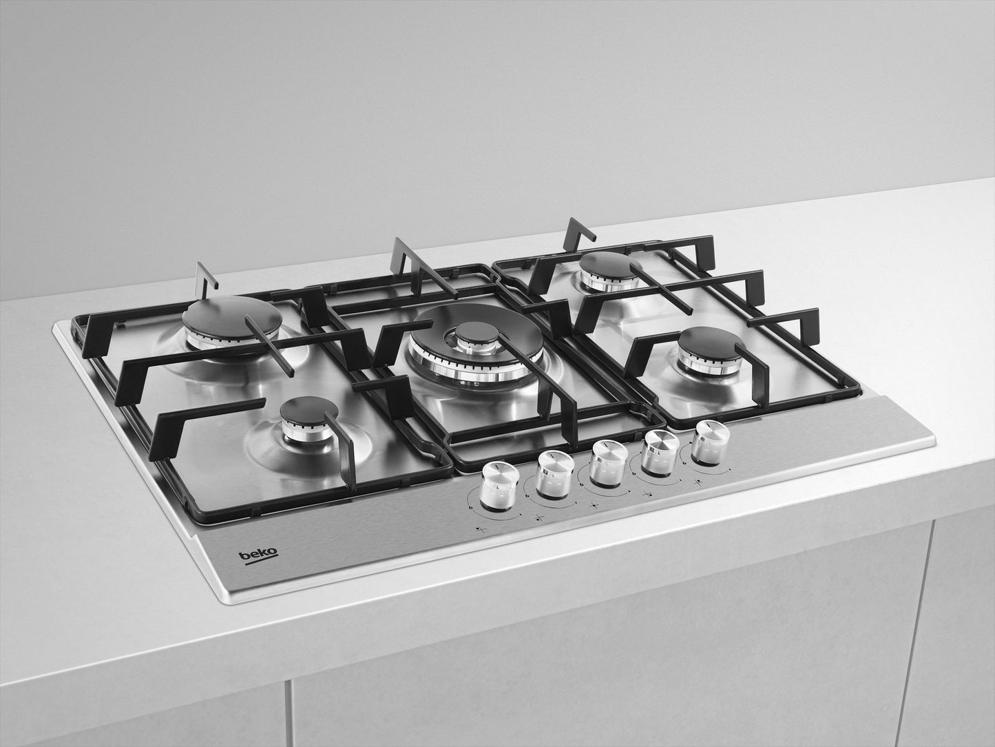 75cm Built-In Gas Hob in S/Steel | HIAW75224SX | More Sizes Available