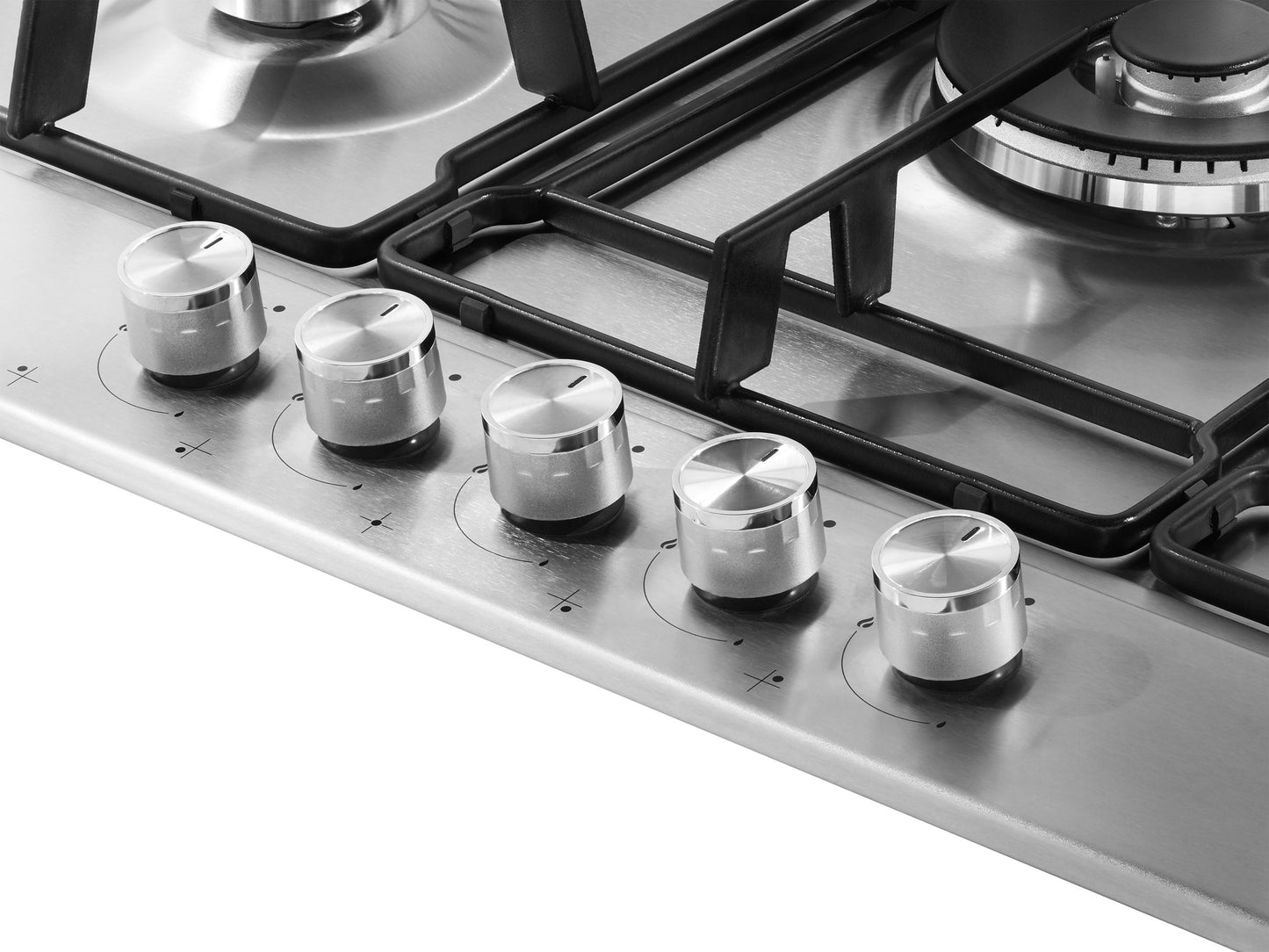 75cm Built-In Gas Hob in S/Steel | HIAW75224SX | More Sizes Available