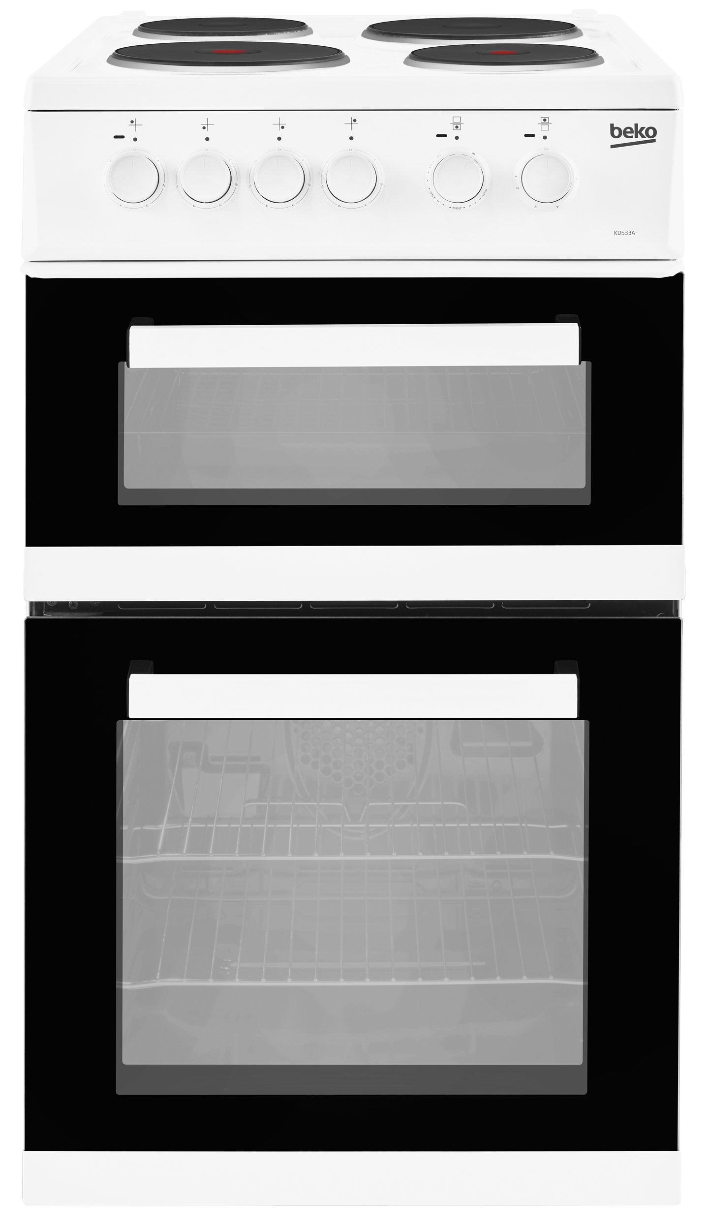 50cm Twin Cavity Electric Cooker | White | KD533AW | More Colour Options