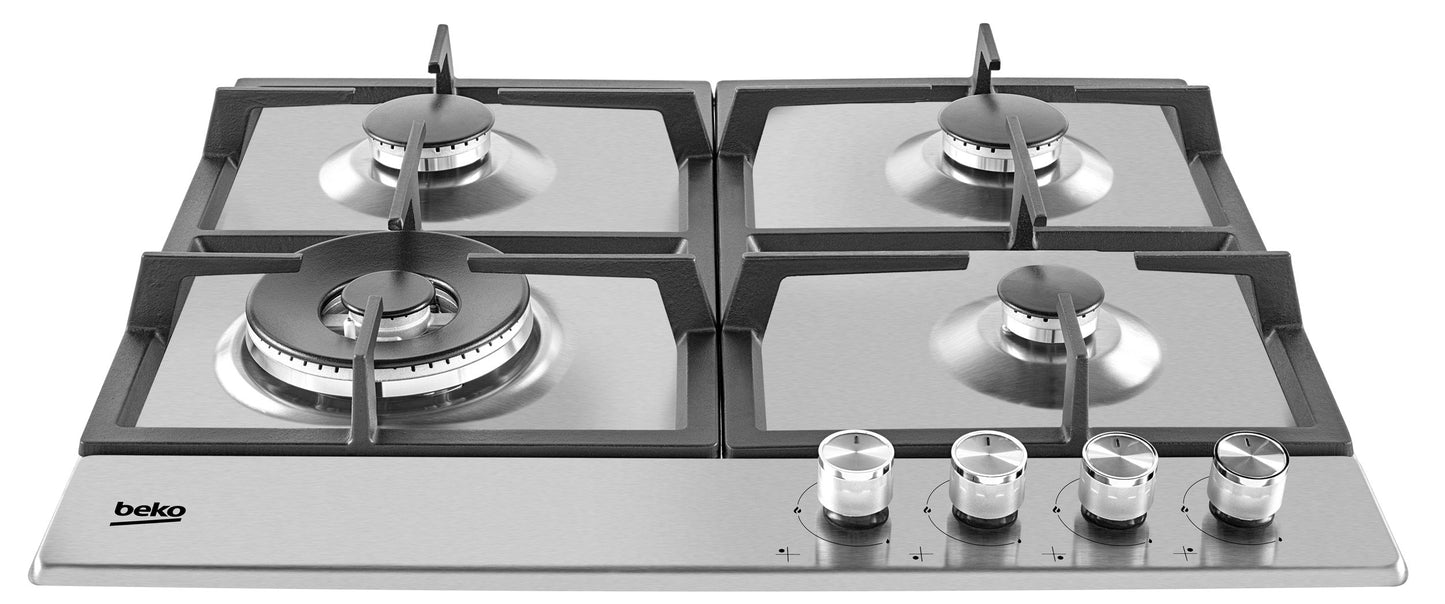 60cm Built-In Gas Hob in S/Steel | HIAW64225SX | More Sizes Available