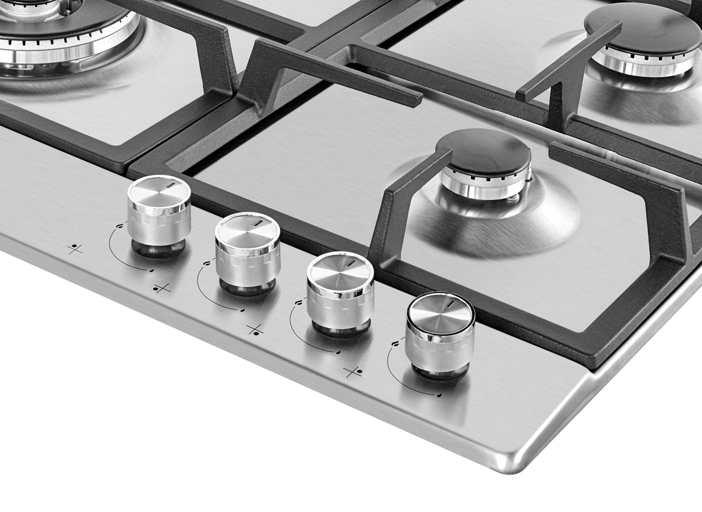 60cm Built-In Gas Hob in S/Steel | HIAW64225SX | More Sizes Available