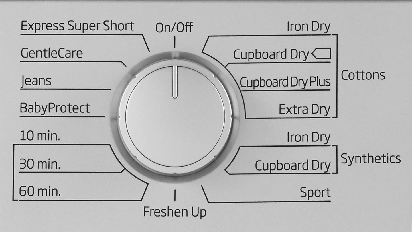 7KG Condenser Tumble Dryer in Silver | DTLCE70051S | More Colour Options