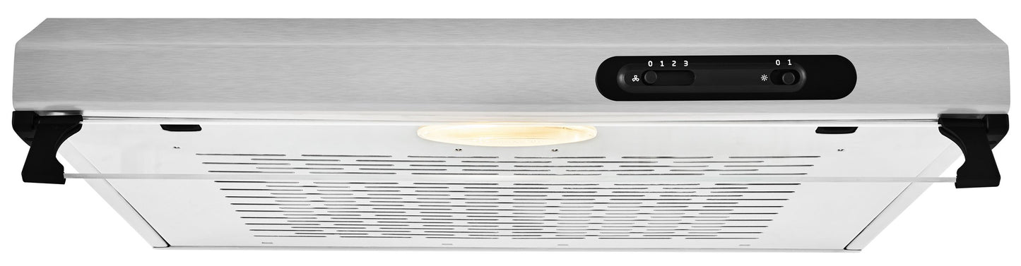 60cm Integrated Visor Cooker Hood in S/Steel | HNS61110X